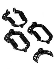The Vice - Kuisheidskooi - Peniskooi - Chastity Cage - Zwart - Verkrijgbaar in Maten Mini Standaard en Plus-Laced-up.nl