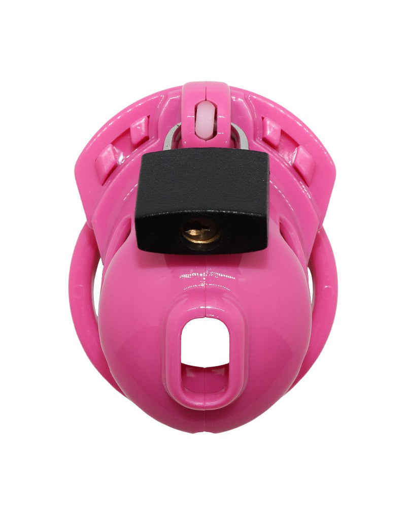 The Vice - Micro - Kuisheidskooi - Peniskooi - Chastity Cage voor de Kleine Penis - Roze-Laced-up.nl