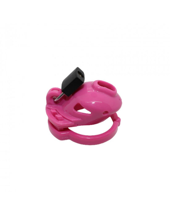 The Vice - Micro - Kuisheidskooi - Peniskooi - Chastity Cage voor de Kleine Penis - Roze-Laced-up.nl