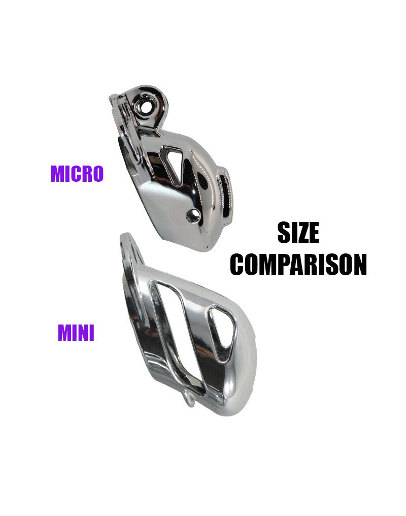 The Vice - Micro - Kuisheidskooi - Peniskooi - Chastity Cage voor de Kleine Penis - Zwart-Laced-up.nl