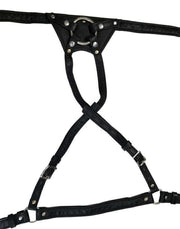 The Vice - Strap-On Harnas - The Crotch Rocket - Zwart - Uniek ontwerp - Ook te gebruiken met kuisheidskooi-Laced-up.nl