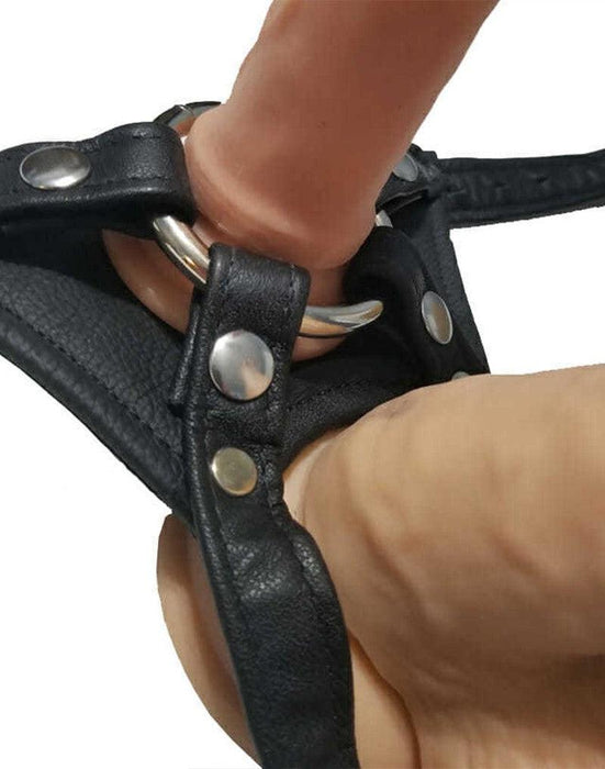 The Vice - Strap-On Harnas - The Crotch Rocket - Zwart - Uniek ontwerp - Ook te gebruiken met kuisheidskooi-Laced-up.nl