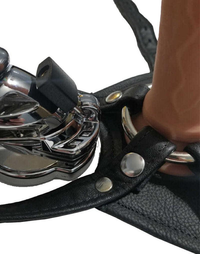 The Vice - Strap-On Harnas - The Crotch Rockett - Voor gebruik met kuisheidskooi-Erotiekvoordeel.nl