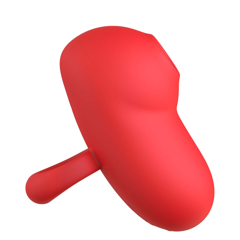 The Wave - Clitoris Sucker - Luchtdruk Vibrator met Handvat - Rood-Laced-up.nl
