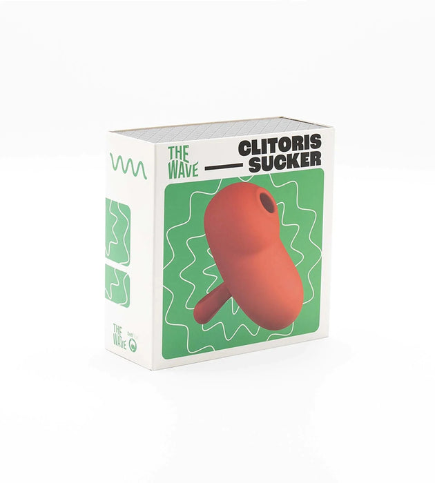 The Wave - Clitoris Sucker - Luchtdruk Vibrator met Handvat - Rood-Laced-up.nl