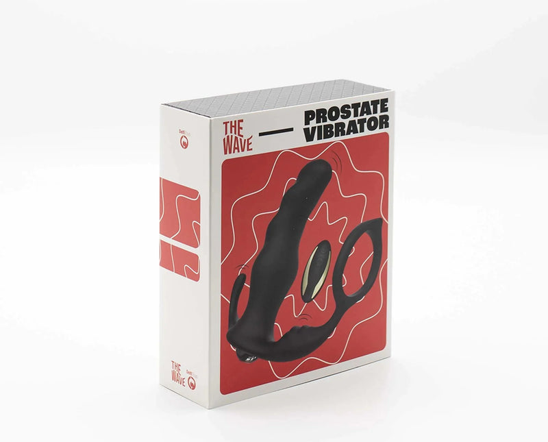 The Wave - Knight - Prostaat Vibrator met Afstandsbediening - Zwart-Laced-up.nl