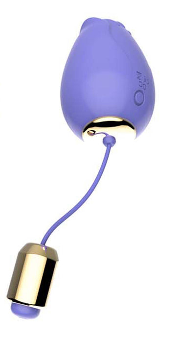 The Wave - Mandala - Vibrerend Ei met Afstandsbediening - Lila-Laced-up.nl