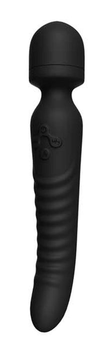 The Wave - Mission - Verwarmende en Vibrerende Vibrator - Dubbelzijdig te Gebruiken - Zwart-Laced-up.nl
