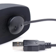 Thunder Plugs - Vibrerende Anaalplug met Bewegende Schachtring - Zwart-Laced-up.nl