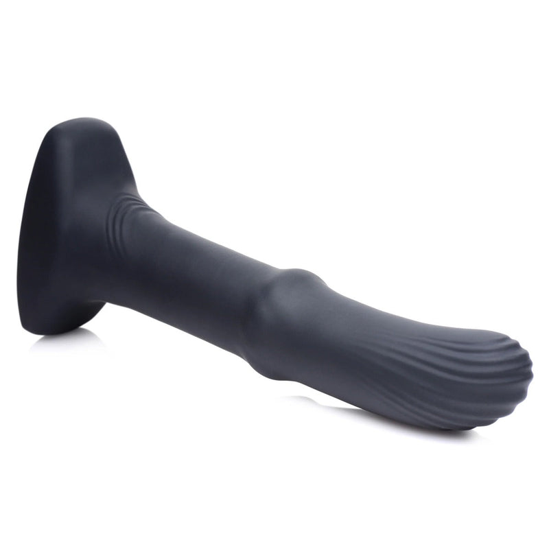 Thunder Plugs - Vibrerende Anaalplug met Bewegende Schachtring - Zwart-Laced-up.nl