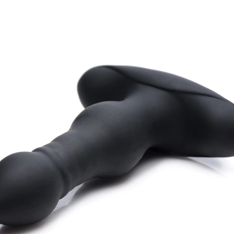 Thunder Plugs - Vibrerende en Stotende Anaalplug met Afstandsbediening- Zwart-Laced-up.nl