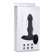 Thunder Plugs - Vibrerende en Stotende Anaalplug met Afstandsbediening- Zwart-Laced-up.nl