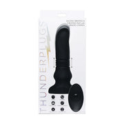 Thunder Plugs - Vibrerende en Stotende Buttplug - Zwart-Laced-up.nl