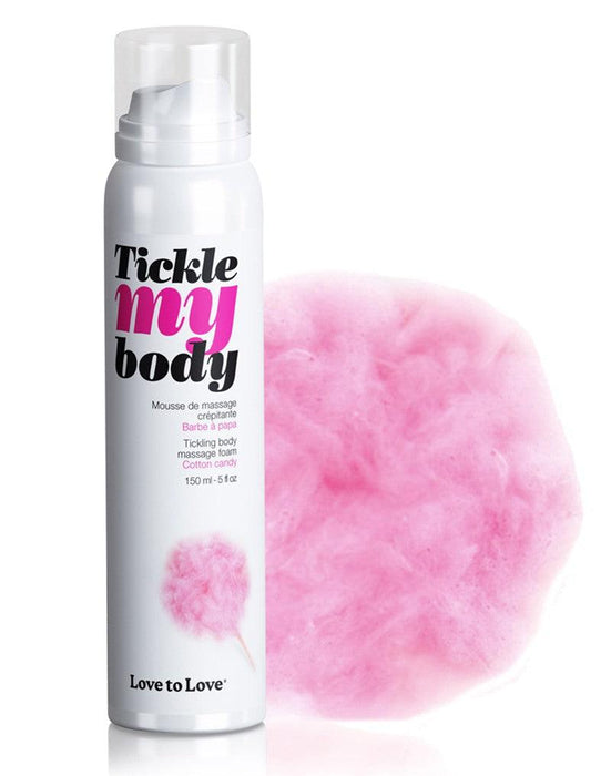 Tickle my Body - Massagemousse - Cotton Candy-Laced-up.nl