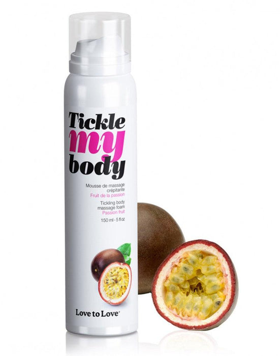 Tickle my Body - Massagemousse - Passion Fruit-Laced-up.nl