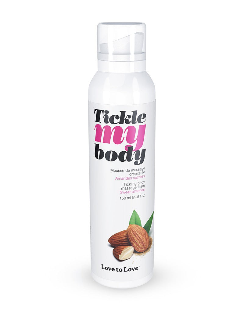 Tickle my Body - Massagemousse - Sweet Almond-Laced-up.nl
