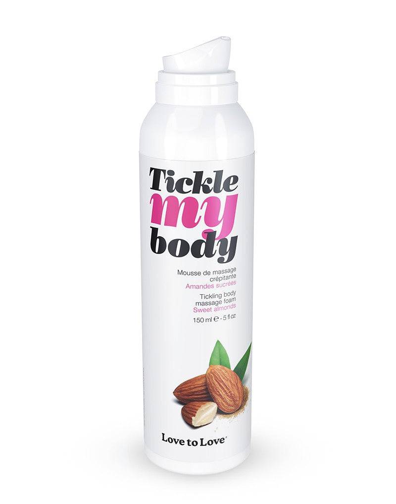 Tickle my Body - Massagemousse - Sweet Almond-Laced-up.nl