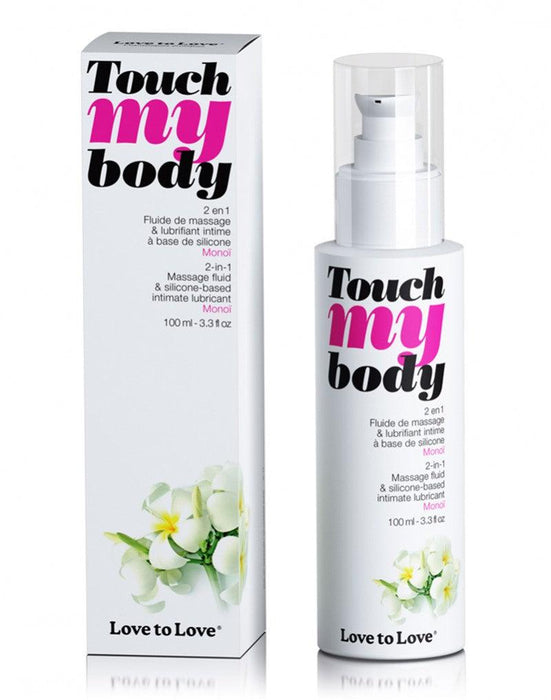 Touch my Body - Glijmiddel En Massageolie 2 In 1 - Gardenia-Laced-up.nl