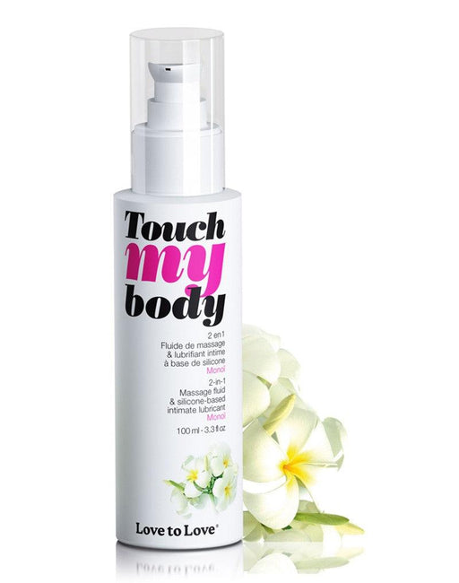 Touch my Body - Glijmiddel en Massageolie 2 In 1 - Gardenia-Erotiekvoordeel.nl