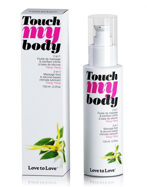 Touch my Body - Glijmiddel en Massageolie 2 In 1 - Tropische Magnolia-Erotiekvoordeel.nl
