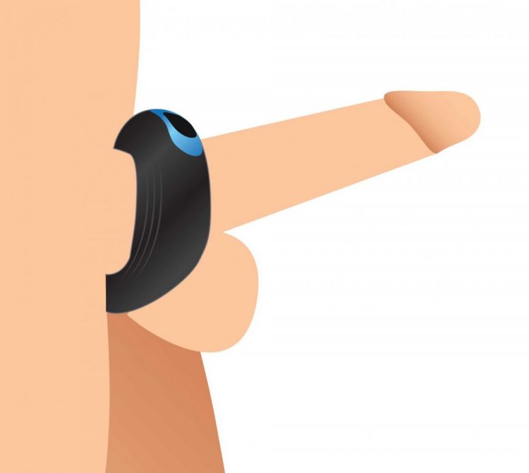 Trinity Vibes - Cock Viper - Dual Stim Vibrerende Cockring - Zwart-Laced-up.nl