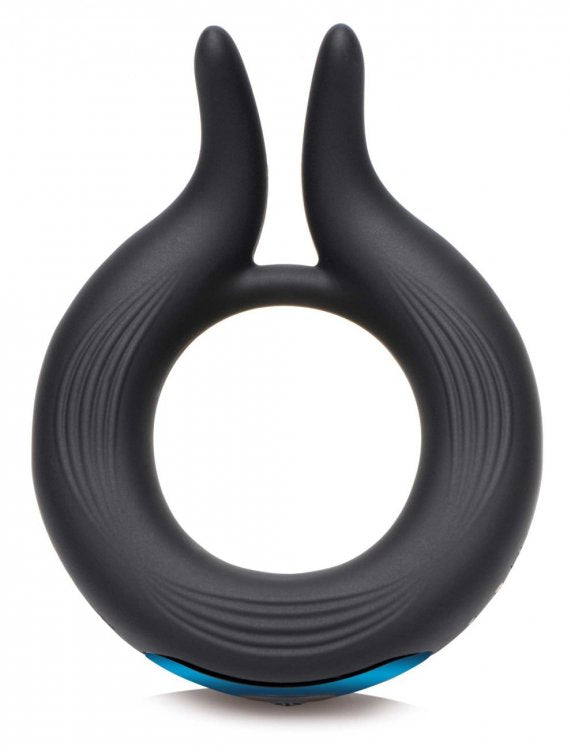 Trinity Vibes - Cock Viper - Dual Stim Vibrerende Cockring - Zwart-Erotiekvoordeel.nl