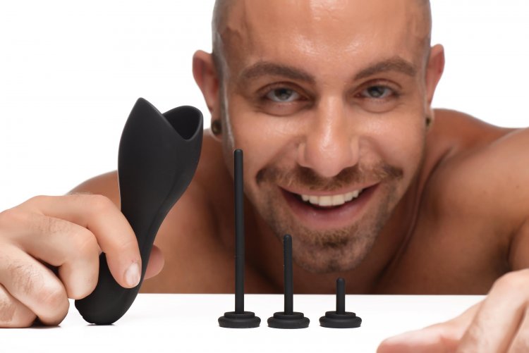 Trinity Vibes - Eikelvibrator met Penisplug - Zwart-Laced-up.nl