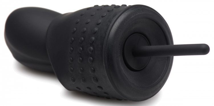 Trinity Vibes - Eikelvibrator met Penisplug - Zwart-Laced-up.nl