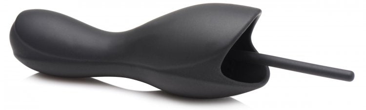 Trinity Vibes - Eikelvibrator met Penisplug - Zwart-Laced-up.nl