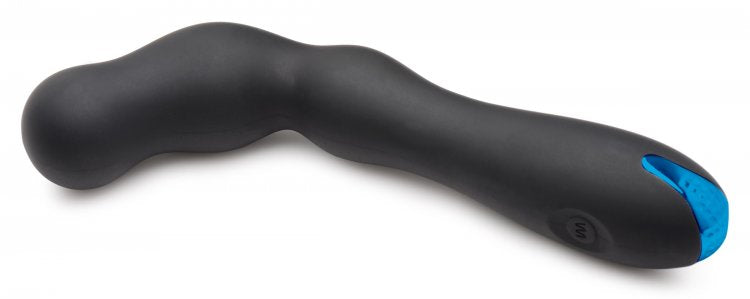 Trinity Vibes - Gebogen Anaal Vibrator - Zwart-Laced-up.nl
