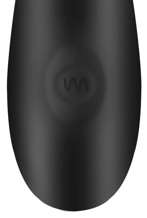 Trinity Vibes - Gebogen Anaal Vibrator - Zwart-Laced-up.nl