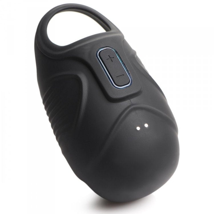Trinity Vibes - Vibrerende Testikel Massager - Zwart-laced-up.nl