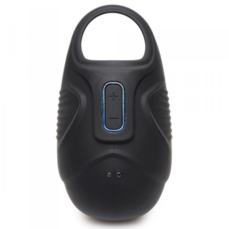 Trinity Vibes - Vibrerende Testikel Massager - Zwart-laced-up.nl
