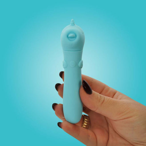 Unihorn Bullet Vibrator - Mount'n Peak - Turquoise-Erotiekvoordeel.nl