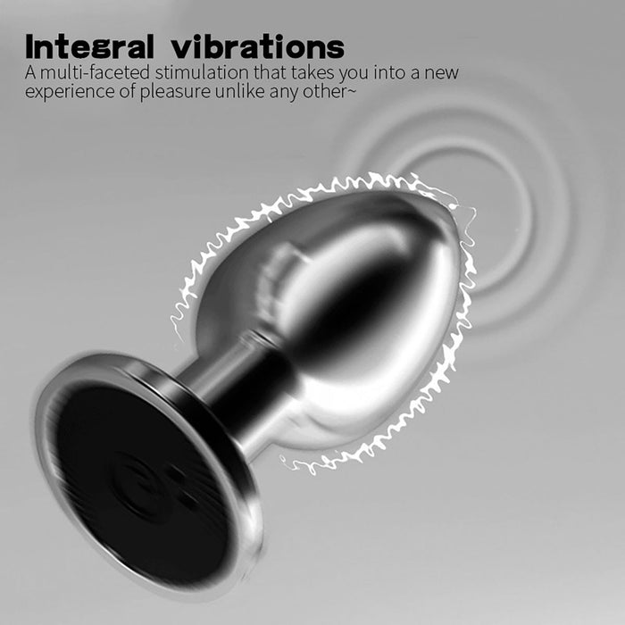 Kiotos - Vibrerende Buttplug - Oplaadbaar & Waterproof - Aluminium-Laced-up.nl