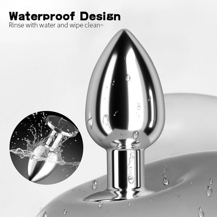 Kiotos - Vibrerende Buttplug - Oplaadbaar & Waterproof - Aluminium-Laced-up.nl