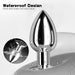 Kiotos - Vibrerende Buttplug - Oplaadbaar & Waterproof - Aluminium-Laced-up.nl