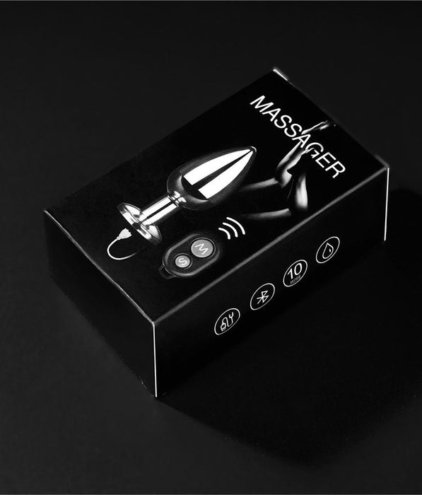 Kiotos - Vibrerende Buttplug - Oplaadbaar & Waterproof - Aluminium-Laced-up.nl