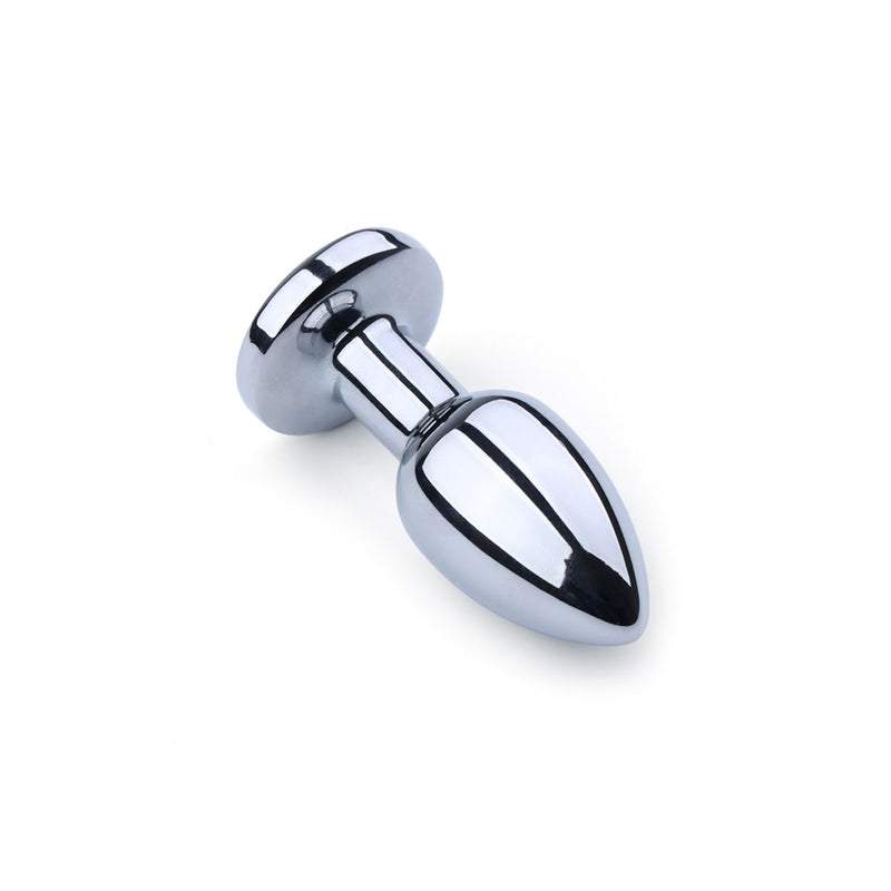 Kiotos - Vibrerende Buttplug met LED lampjes in 3 kleuren - Aluminium-Erotiekvoordeel.nl