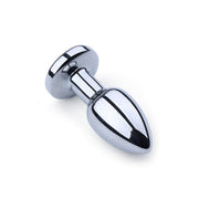 Kiotos - Vibrerende Buttplug met LED lampjes in 3 kleuren - Aluminium-Erotiekvoordeel.nl