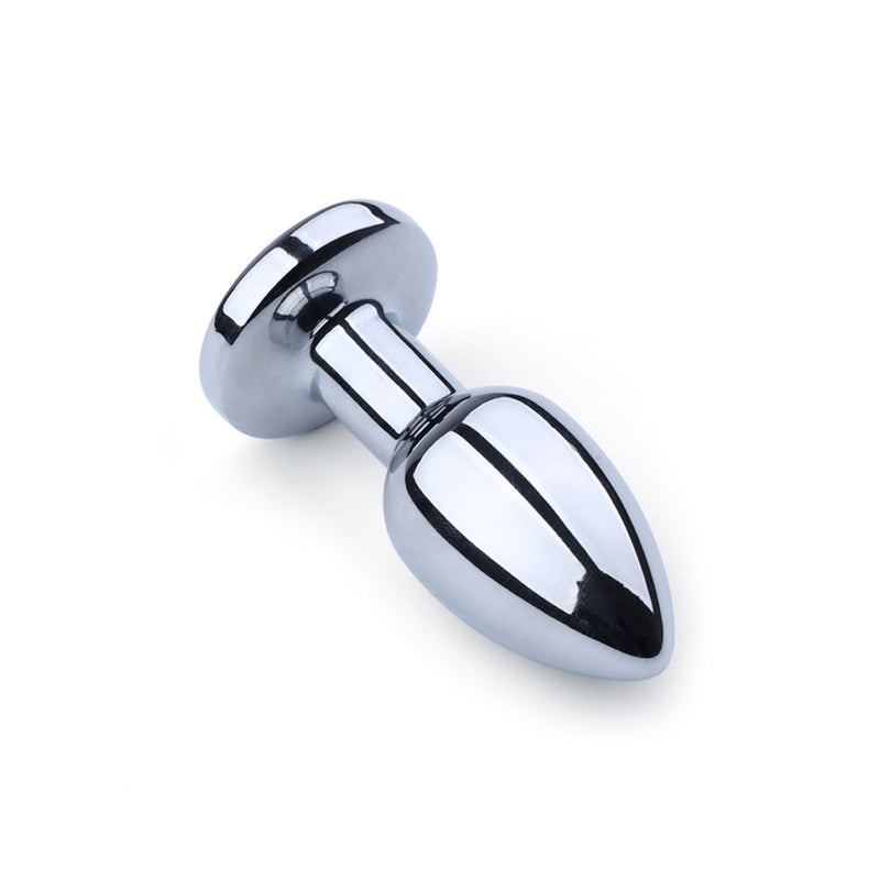 Kiotos - Vibrerende Buttplug met LED lampjes in 3 kleuren - Aluminium-Erotiekvoordeel.nl