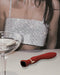 Viotec - Chance - G-Spot Vibrator - Massager - Met LCD Scherm - Goud en Wijnrood - Luxueuze Zachte Siliconen-Laced-up.nl