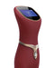 Viotec - Chance - G-Spot Vibrator - Massager - Met LCD Scherm - Goud en Wijnrood - Luxueuze Zachte Siliconen-Laced-up.nl