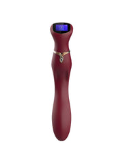 Viotec - Chance - G-Spot Vibrator - Massager - Met LCD Scherm - Goud en Wijnrood - Luxueuze Zachte Siliconen-Laced-up.nl