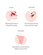 Viotec - Oliver Pro - Vibrator - Draagbare Vibrator met App Bediening - Goud en Wijnrood - Om Te Dragen in je Slip-Laced-up.nl
