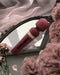Viotec - Titan - Wand Vibrator - Massager - Goud /Wijnrood - Luxueuze Zachte Siliconen-Laced-up.nl