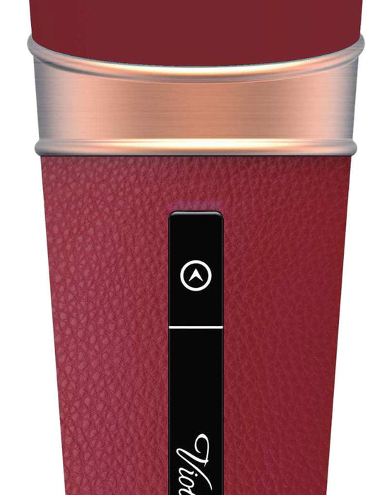 Viotec - Titan - Wand Vibrator - Massager - Goud /Wijnrood - Luxueuze Zachte Siliconen-Laced-up.nl