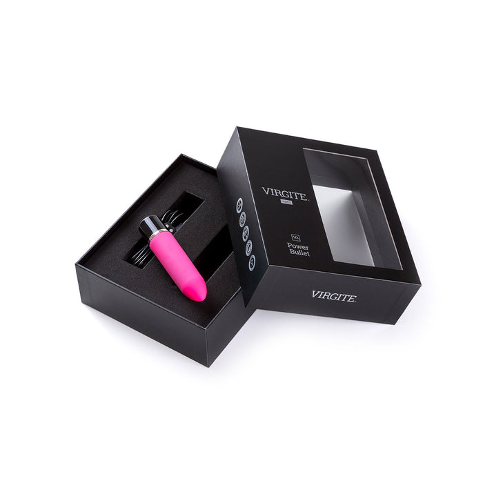 Virgite - Vibrerende en Oplaadbare Bullet Vibrator V3 - Roze-Erotiekvoordeel.nl