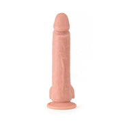 Virgite - Vibrerende dildo Van 24.5 cm Met Ballen En remote Control - Lichte Huidskleur-laced-up.nl