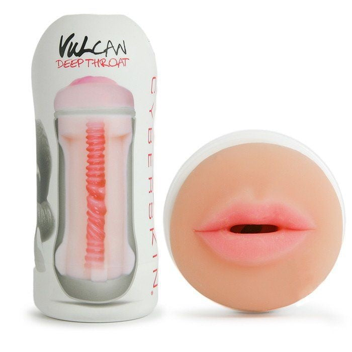 Topco - Masturbator - Vulcan Deep Throat Masturbator - Cyberskin - Lichte Huidskleur-Laced-up.nl